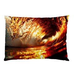 Wave Art Mood Water Sea Beach Pillow Case (two Sides) by Maspions