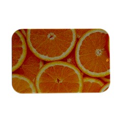 Oranges Textures, Close-up, Tropical Fruits, Citrus Fruits, Fruits Open Lid Metal Box (silver)   by nateshop