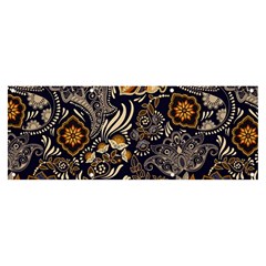 Paisley Texture, Floral Ornament Texture Banner And Sign 8  X 3  by nateshop