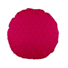 Pink Pattern, Abstract, Background, Bright, Desenho Standard 15  Premium Round Cushions by nateshop