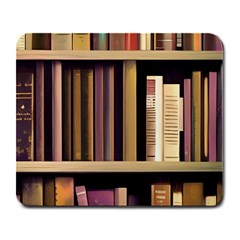 Books Bookshelves Office Fantasy Background Artwork Book Cover Apothecary Book Nook Literature Libra Large Mousepad by Posterlux