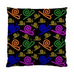 Pattern Repetition Snail Blue Standard Cushion Case (One Side) Front