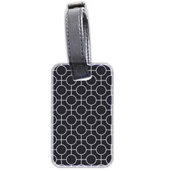 Geometric Pattern Design White Luggage Tag (two Sides) by Maspions