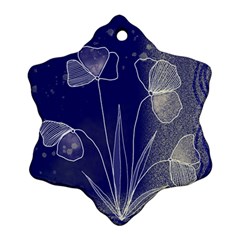 Flower Nature Abstract Art Ornament (snowflake) by Maspions