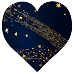 Starsstar Glitter Wooden Puzzle Heart by Maspions