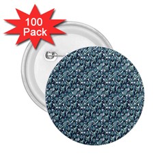 Blue Paisley 2 25  Buttons (100 Pack)  by DinkovaArt