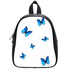 Butterfly-blue-phengaris School Bag (small) by saad11