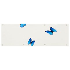 Butterfly-blue-phengaris Banner And Sign 9  X 3  by saad11