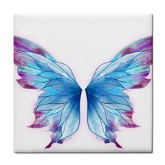 Butterfly-drawing-art-fairytale  Tile Coaster by saad11