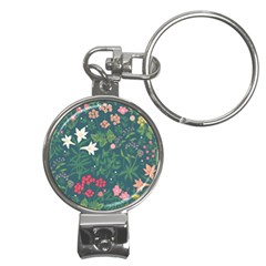 Spring Small Flowers Nail Clippers Key Chain by AlexandrouPrints