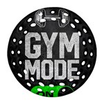 Gym mode Round Filigree Ornament (Two Sides) Back