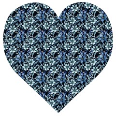 Blue Roses 1 Blue Roses 2 Wooden Puzzle Heart by DinkovaArt