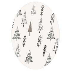 Christmas Tree Trees Nature Uv Print Acrylic Ornament Oval by Maspions