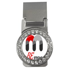 Be Strong  Money Clips (cz)  by Raju