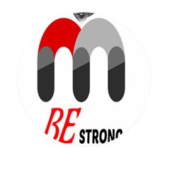 Be Strong  Mini Round Pill Box by Raju
