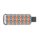 Abstract Pattern Portable USB Flash (Two Sides) Back