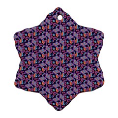 Trippy Cool Pattern Ornament (snowflake) by designsbymallika