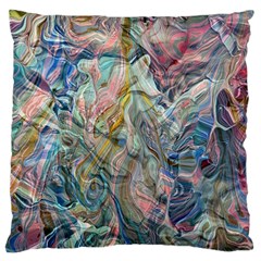 Abstract Flows Standard Premium Plush Fleece Cushion Case (two Sides) by kaleidomarblingart