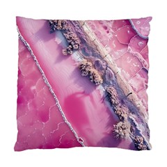 Texture Pink Pattern Paper Grunge Standard Cushion Case (two Sides) by Ndabl3x