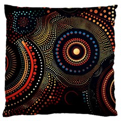 Abstract Geometric Pattern Large Cushion Case (two Sides) by Ndabl3x