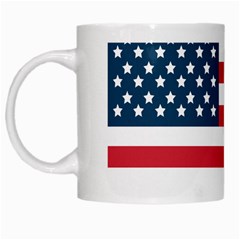 Flag White Coffee Mug by tammystotesandtreasures