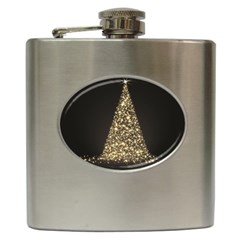 Christmas Tree Sparkle Jpg Hip Flask by tammystotesandtreasures
